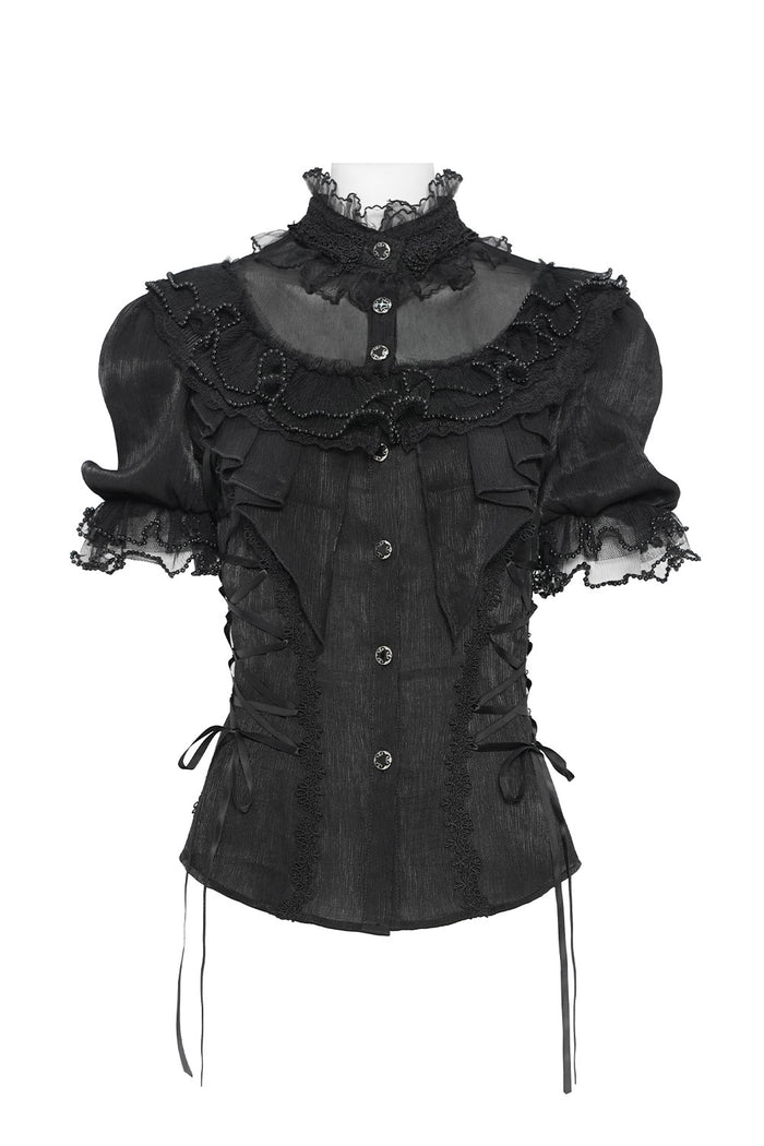 Womens victorian goth top
