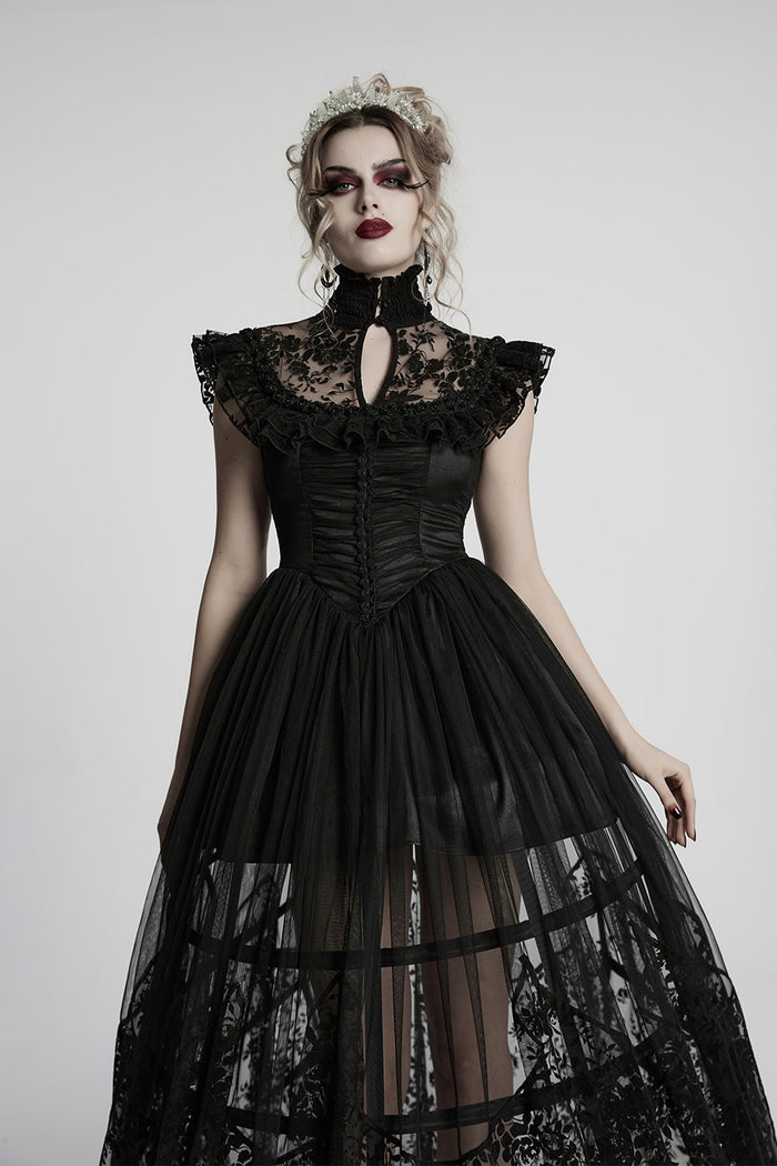 gothic prom dress