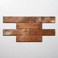 Eton Old Red Porcelain Brick Look Tile 60mm x 250mm