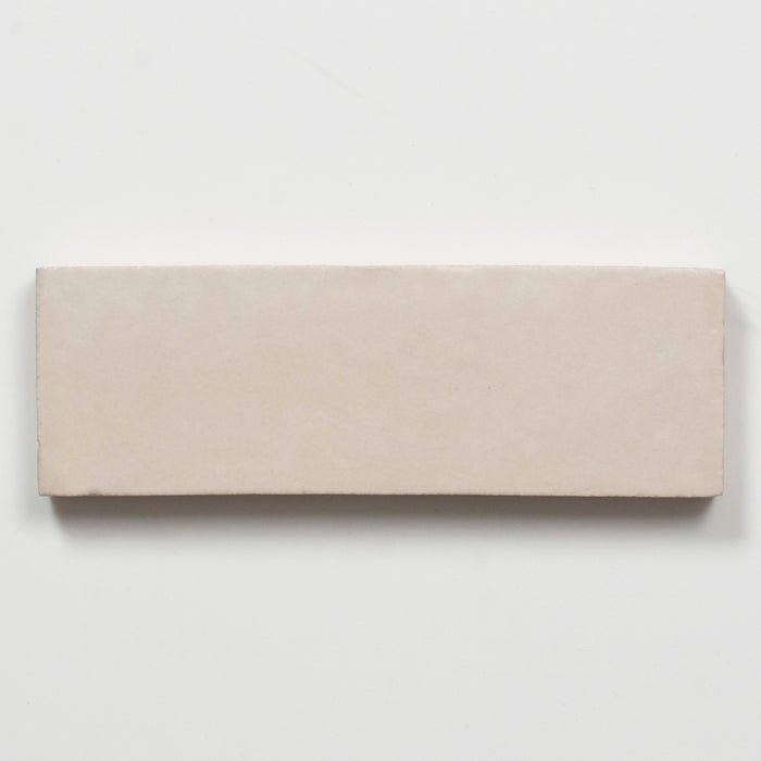 Single no Hands Evelyn Off-White Handmade Bejmat Satin Tile 100 x 50mm BYREA2 - The Blue Space