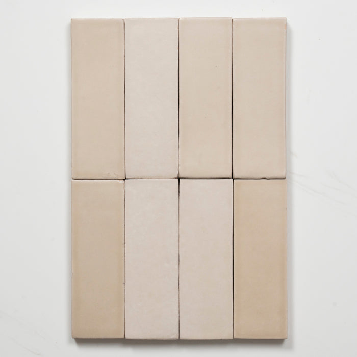 Faces Evelyn Off-White Handmade Bejmat Satin Tile 100 x 50mm BYREA2 - The Blue Space