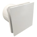 Fanco Dynamic 150mm Duct Square Exhaust Fan Matte White W-EMVUDY13-MWH - The Blue Space