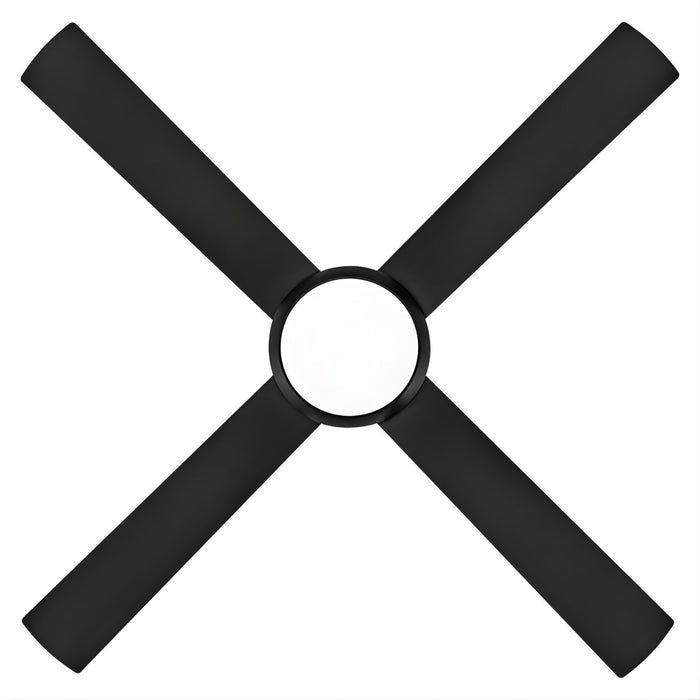 Blades Fanco Eco Silent Pro 52'' (132cm) DC Ceiling Fan with LED Light Black  F1121/202C - The Blue Space