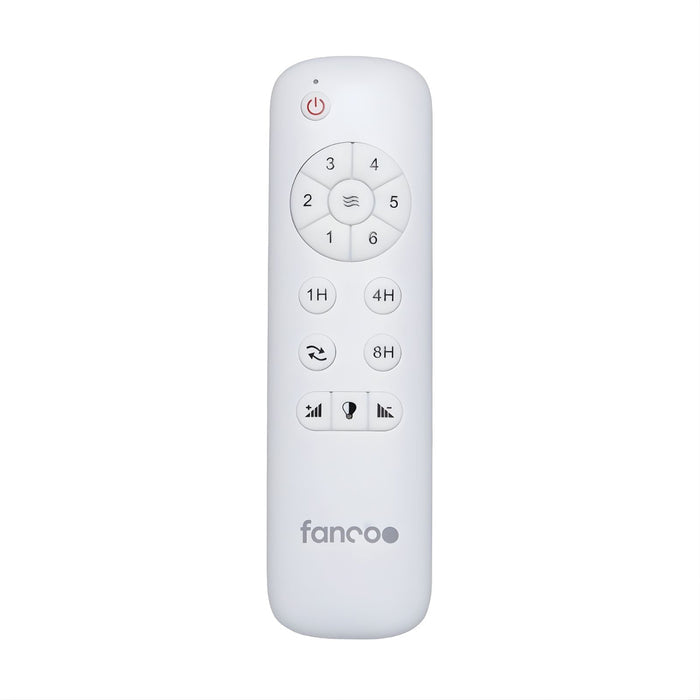 Remote Fanco Eco Silent Pro 56'' (142cm) DC Ceiling Fan with LED Light Black  F1141/202C - The Blue Space