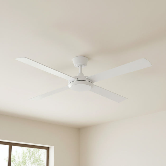 Lifestyle Fanco Eco Silent Pro 56'' (142cm) DC Ceiling Fan with LED Light - White  F1141/101C - The Blue Space