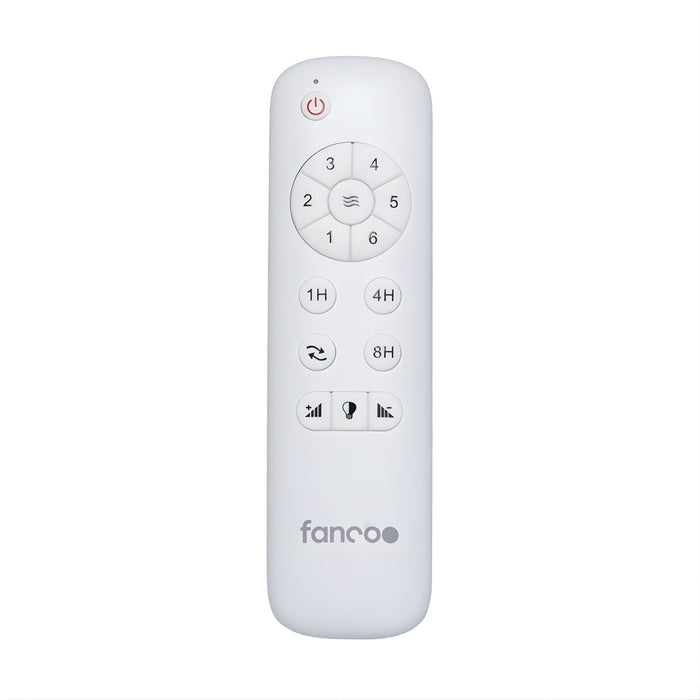Remote Fanco Eco Silent Pro 56'' (142cm) DC Ceiling Fan with LED Light - White  F1141/101C - The Blue Space
