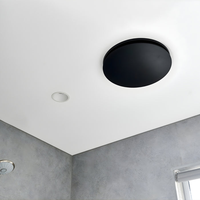 Lifestyle Fanco Hybrid 250 Round Exhaust Fan Black W-ECVUHBM10-RMB - The Blue Space