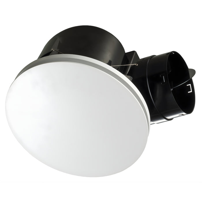 Fanco Hybrid 250 Round Exhaust Fan White W-ECVUHBM10-RW - The Blue Space