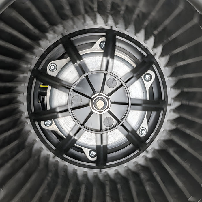 Internal Fanco Hybrid 250 Round Exhaust Fan with LED White  W-ECVUHBM10-RWL - The Blue Space