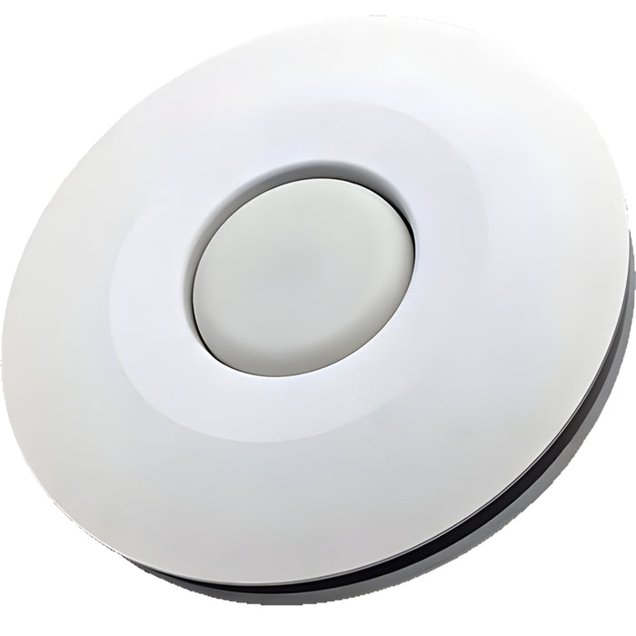 Cover Fanco Hybrid 250 Round Exhaust Fan with LED White  W-ECVUHBM10-RWL - The Blue Space