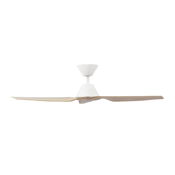 Side View Fanco Infinity-iD v3 48'' (122cm) DC Ceiling Fan - White and Beechwood F8000/121C - The Blue Space