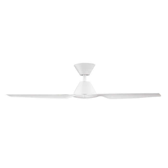 Side View Fanco Infinity-iD v3 48'' (122cm) DC Ceiling Fan White F8000/101C - The Blue Space