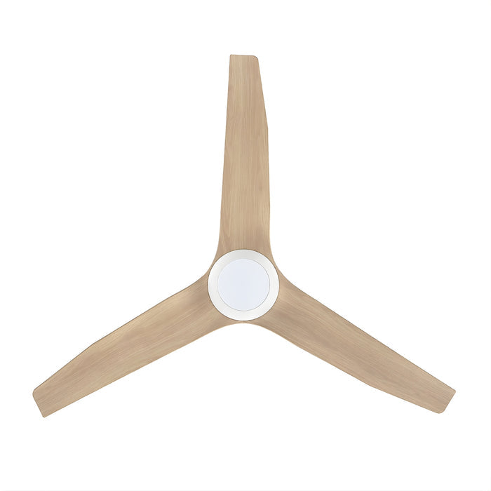 Blades Fanco Infinity-iD v3 48'' (122cm) DC Ceiling Fan with LED Light White and Beechwood  F8001/121C - The Blue Space