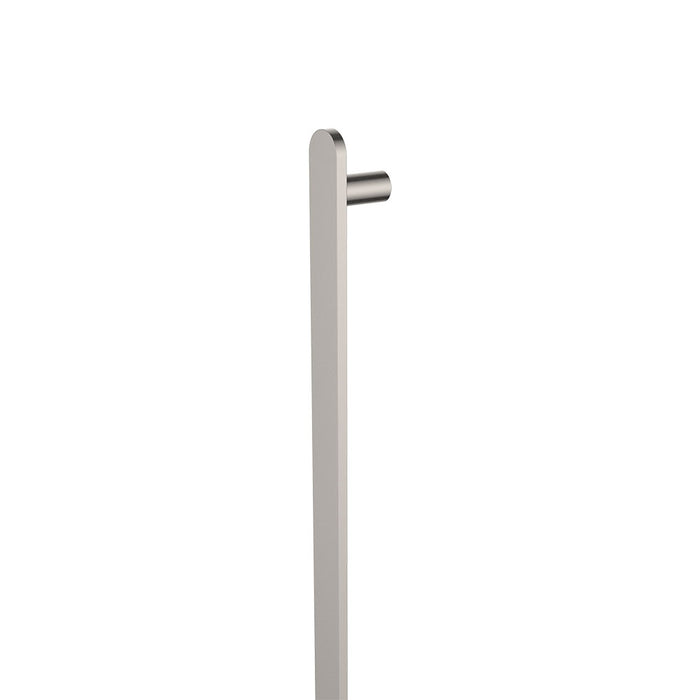 Close Fienza Empire Slim Vertical Heated Towel Rail 60 x 900mm Brushed Nickel 889900BN - The Blue Space