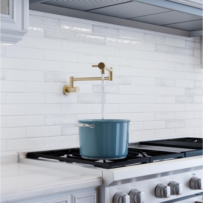 Lifestyle Fienza Kaya Pot Filler Wall Mixer Matte Black 228120B-LF - The Blue Space