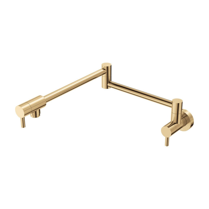 Extended 2 Fienza Kaya Pot Filler Wall Mixer Urban Brass 228120UB-LF - The Blue Space