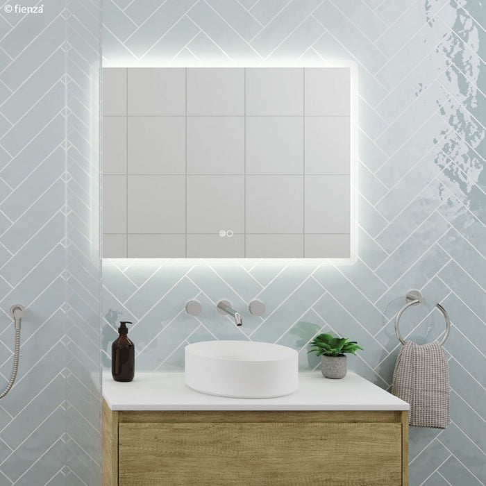 Lifestyle 2 Fienza Kaya Round Taps Wall Basin/Bath 180mm Outlet Set Chrome 338102-LF - The Blue Space