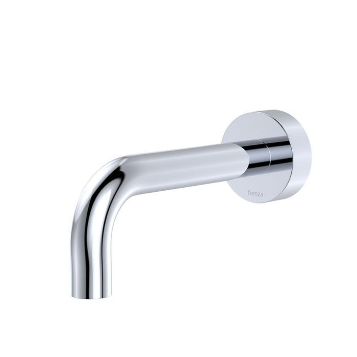 Fienza Kaya Wall Basin/Bath 130mm Outlet Round Plate Chrome 228121-LF - The Blue Space