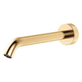 Fienza Kaya Wall Basin/Bath 220mm Outlet Round Plate Urban Brass 228116UB-LF - The Blue Space