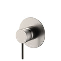 Fienza Kaya Wall Mixer Large Plate Brushed Nickel 228101BN-3-LF - The Blue Space