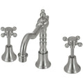 Fienza Lillian Shepherds Crook Basin Set - Brushed Nickel