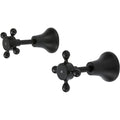 Fienza Lillian Wall Top Assemblies - Matte Black - The Blue Space