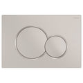 Fienza Sigma Round Button Flush Plate - Brushed Nickel SIG41-BN - The Blue Space