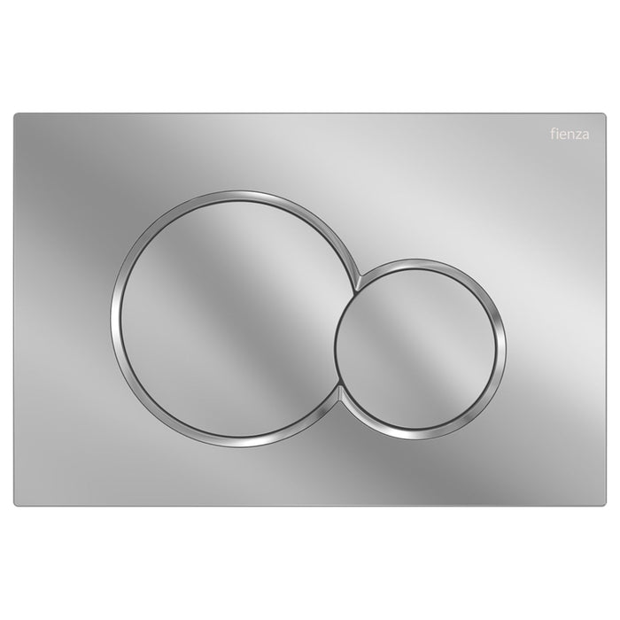 Fienza Sigma Round Button Flush Plate - Chrome SIG41-C - The Blue Space