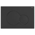 Fienza Sigma Round Button Flush Plate - Matte Black SIG41-MB - The Blue Space