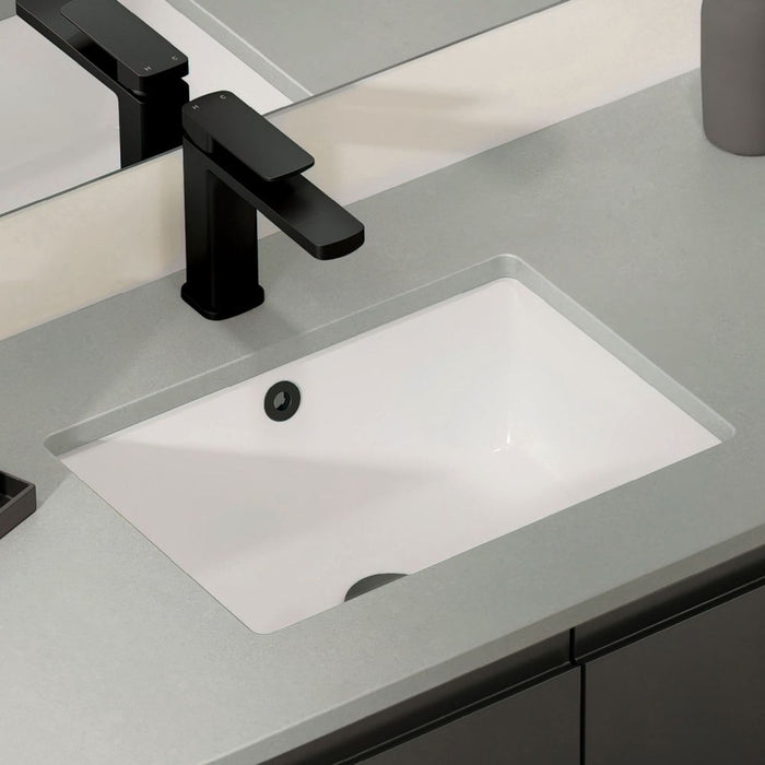 Lifestyle 1 Fienza Tono Basin Mixer Matte Black 233103B-LF - The Blue Space