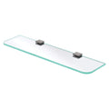 Fienza Tono Glass Shelf 500mm Gun Metal 85107GM - The Blue Space