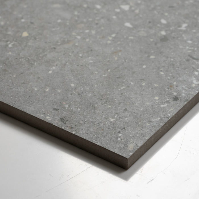 Oblique Frankie Light Grey Matte Porcelain Tile P3 300 x 300mm FRAPEM1 - The Blue Space