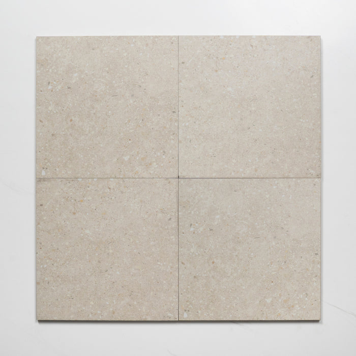 Pattern Lay no Hand Frankie Vanilla Matte Porcelain Tile P3 300 x 300mm FRAWHM1 - The Blue Space