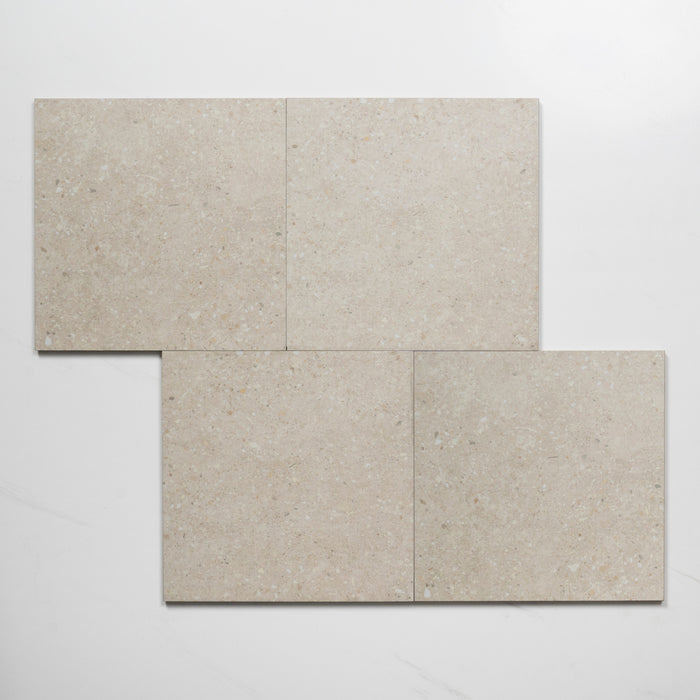 Pattern Lay Frankie Vanilla Matte Porcelain Tile P3 300 x 300mm FRAWHM1 - The Blue Space