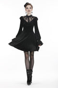 Gatsby Gothic Velvet Midi Dress - dresses - VampireFreaks - Dark In Love