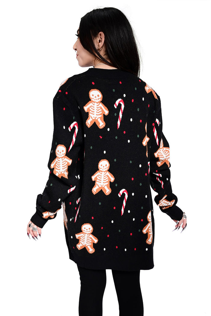 Gingerdead Men Cardigan Sweater