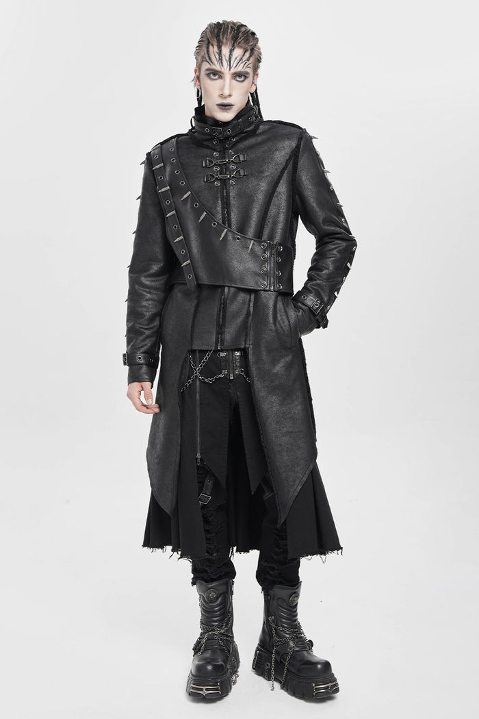 Spiked jacket with bullet detail by Devil Fashion