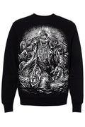 punk zomble horror sweatshirt