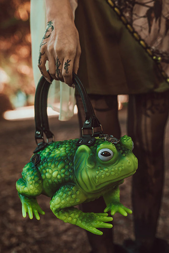 green toad handbag