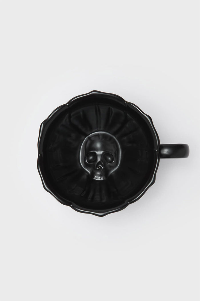 killstar skull flower mug