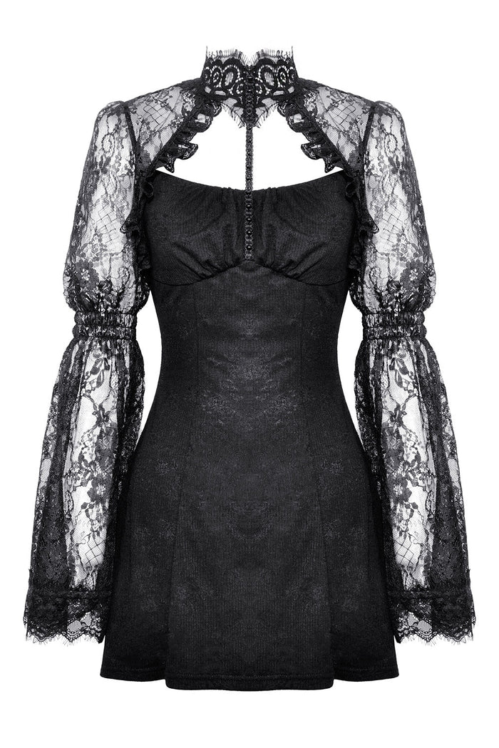 Haunted Gothic Keyhole Dress - dresses - VampireFreaks - Dark In Love