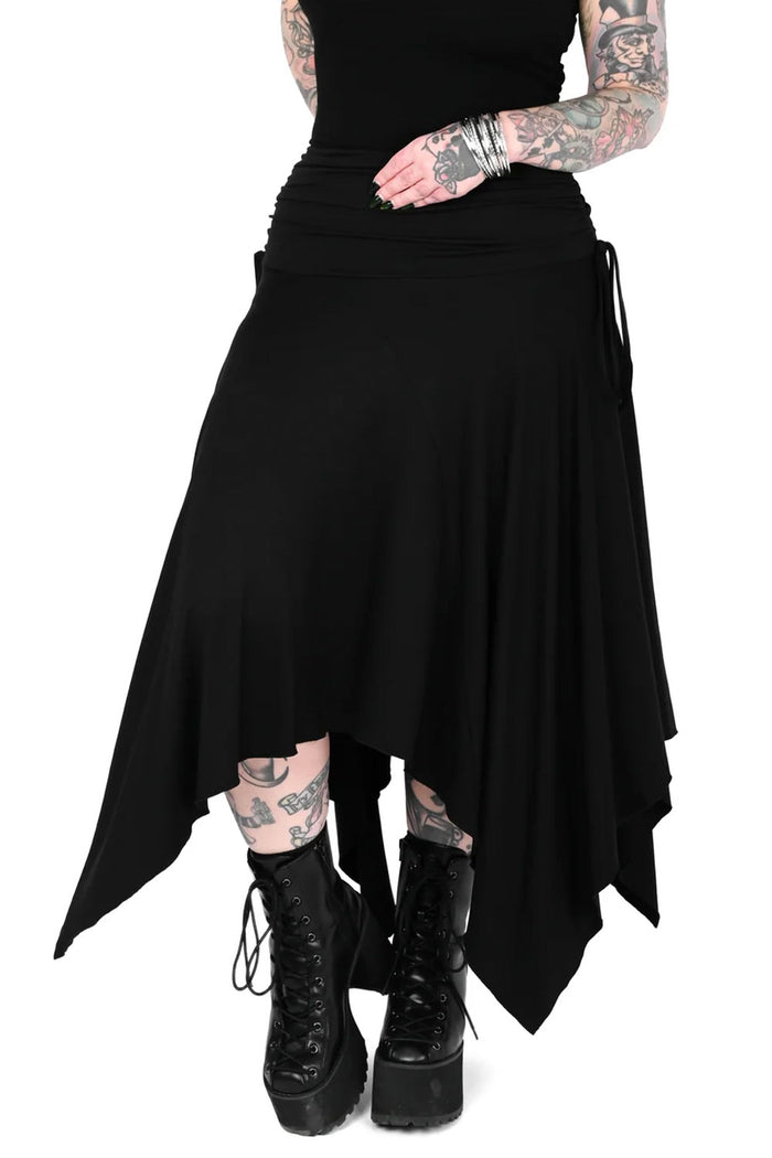 Foxblood Hazel Handkerchief Skirt