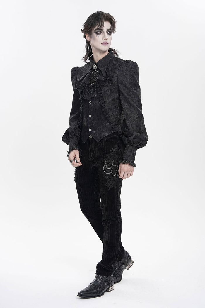 Mens plus size goth shirt