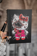 creepy cat journal