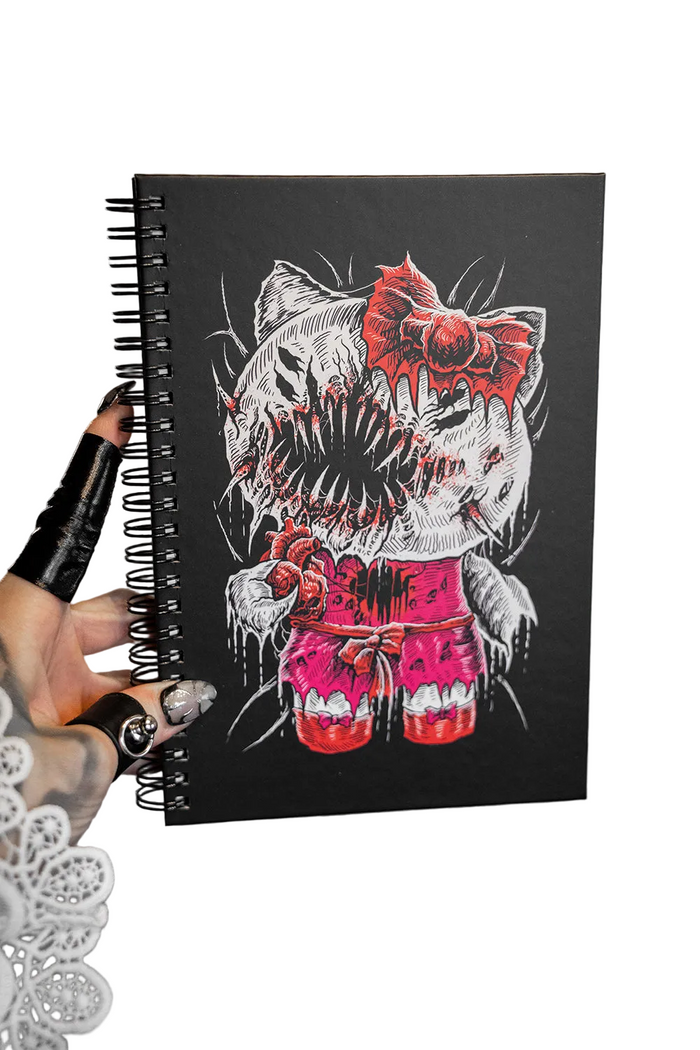 Hell Kitty Spiral Notebook