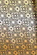 goth punk grunge horror hellraiser black and gold gift wrap wrapping paper