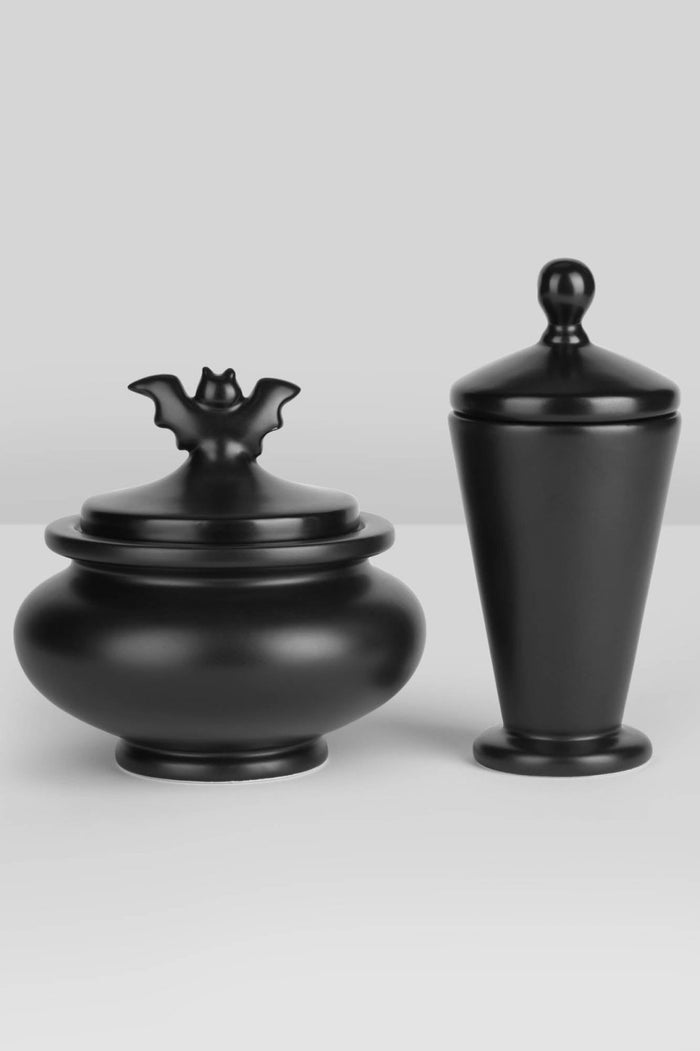 Herbalist Storage Jars [Set Of 2] - housewares - VampireFreaks - Killstar