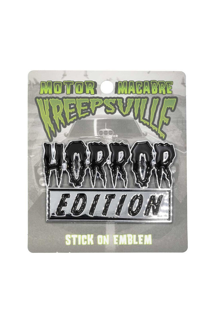 rockabilly bumper sticker made of metal