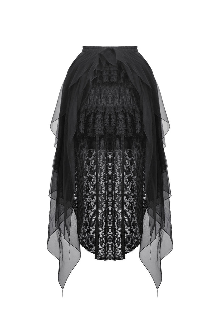 In Mourning Gothic Bustle Skirt - skirts - VampireFreaks - Dark In Love