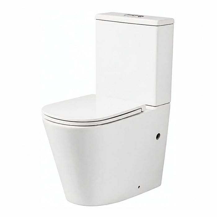 Indigo Cali Universal Rimless Toilet Suite US8002T2 - The Blue Space